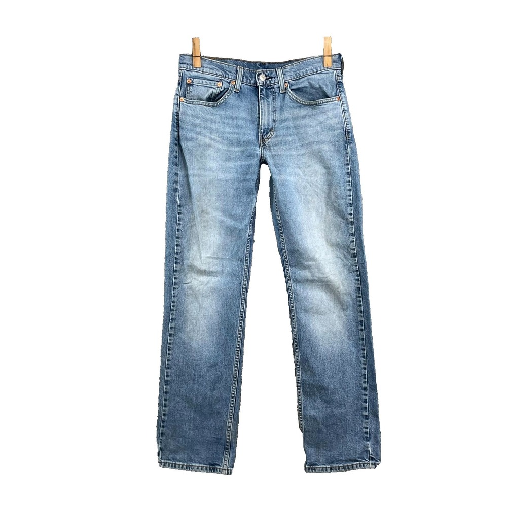 Levi's 514 Jeans Men 32x30* Blue Whisker Denim Skate Academia Western Streetwear